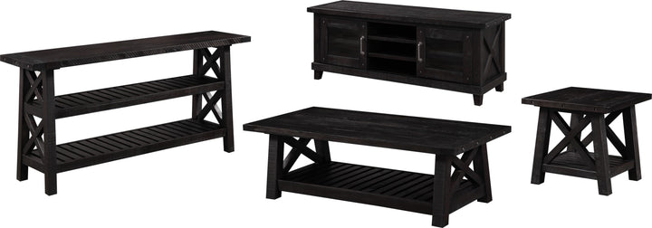 Yosemite Solid Wood Coffee Table in Cafe – view 5