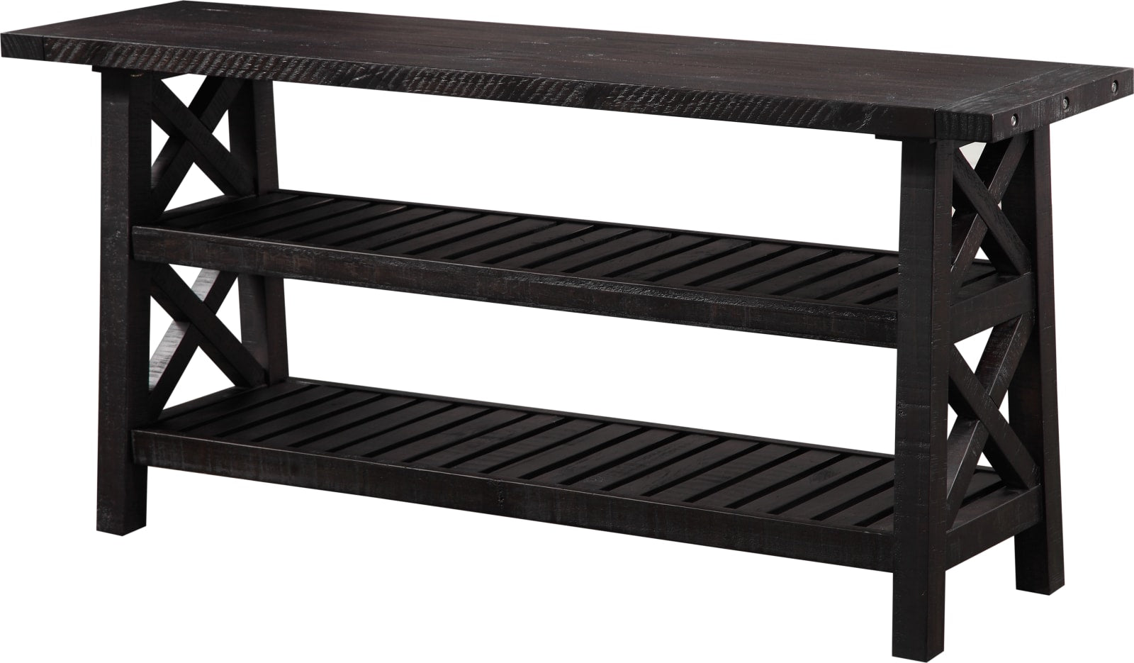 Yosemite Solid Wood Console Table in Cafe – view 2