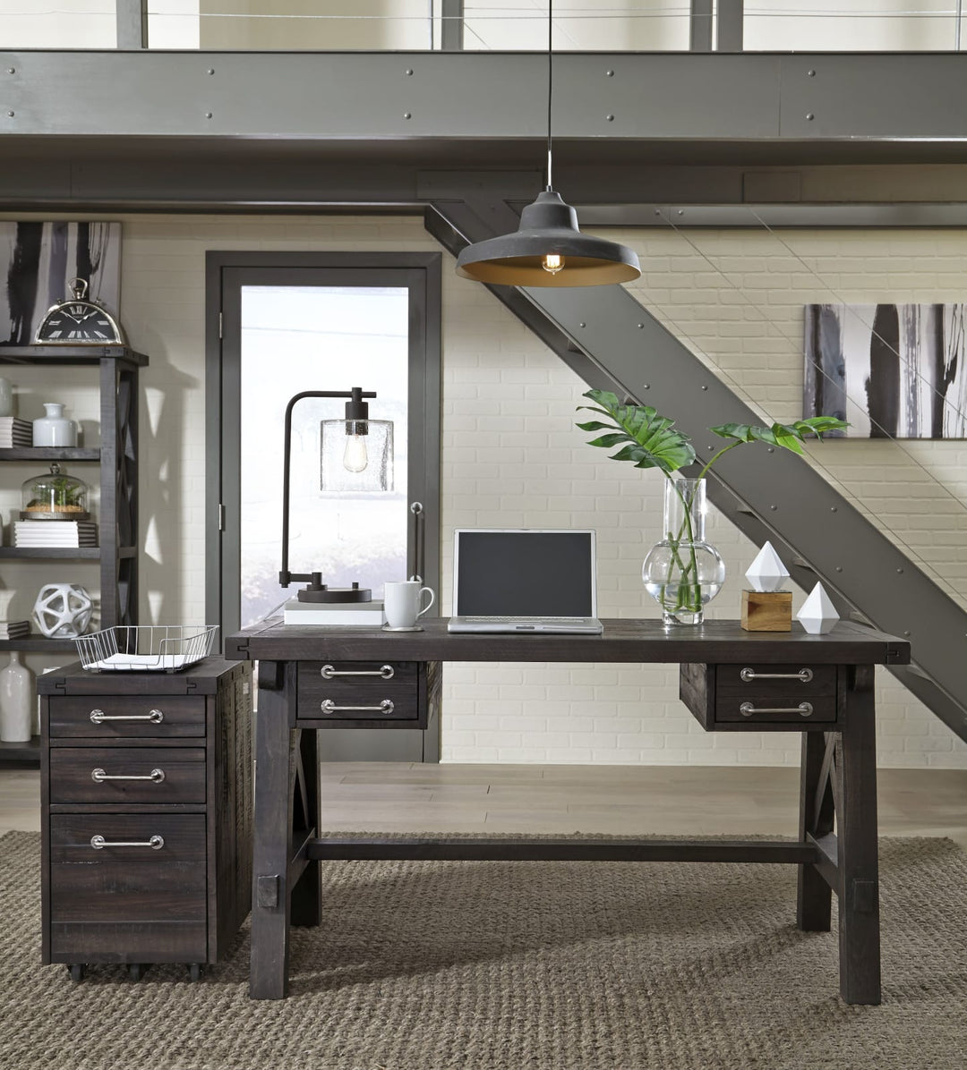 Yosemite Solid Wood Desk in Cafe – view 2