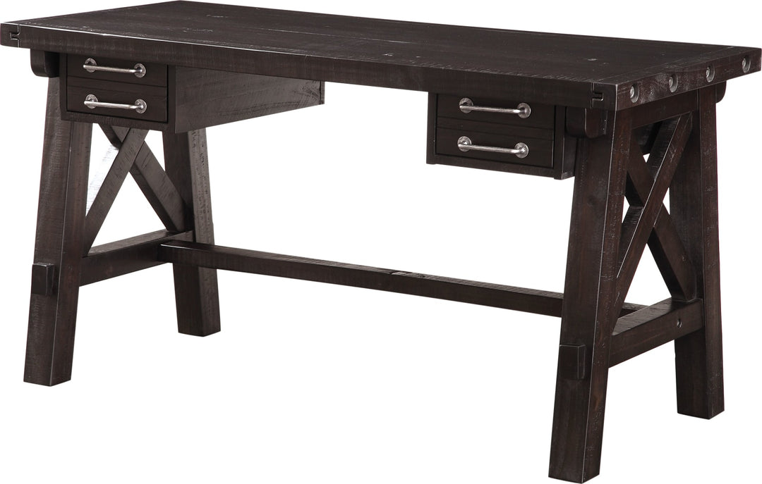 Yosemite Solid Wood Desk in Cafe – view 4