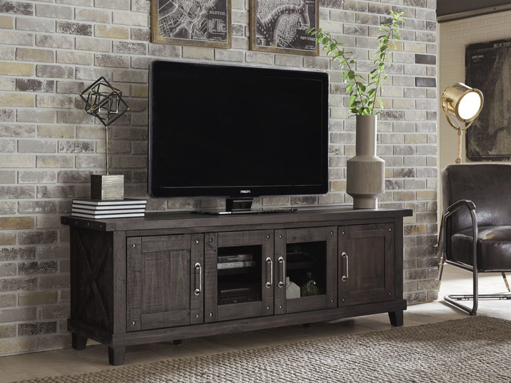 Yosemite Solid Wood Four Door Media Console in Cafe