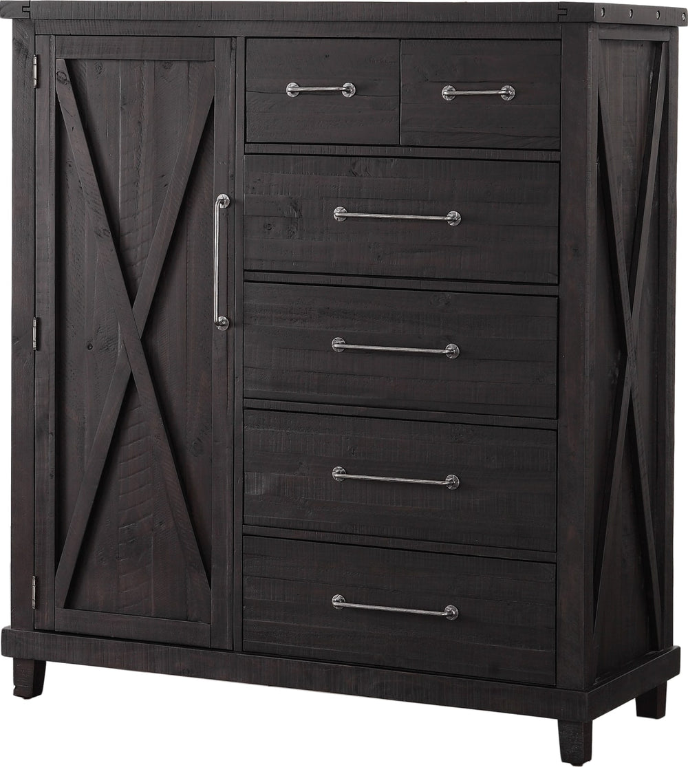 Yosemite Solid Wood Gentleman's Chest in Cafe – view 2