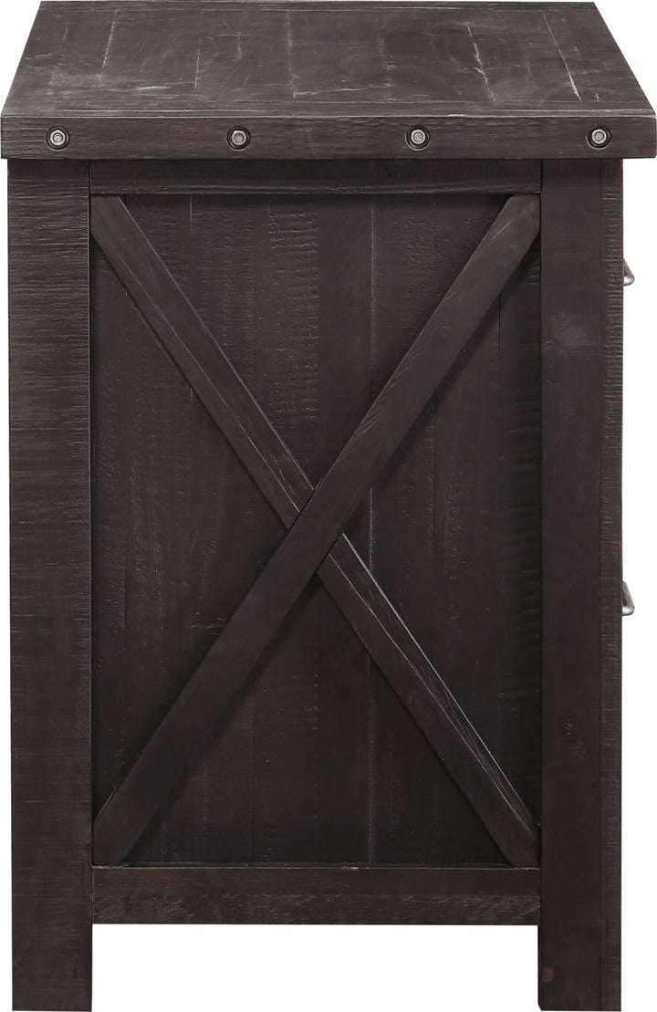Yosemite Solid Wood Lateral File Cabinet in Cafe – view 4