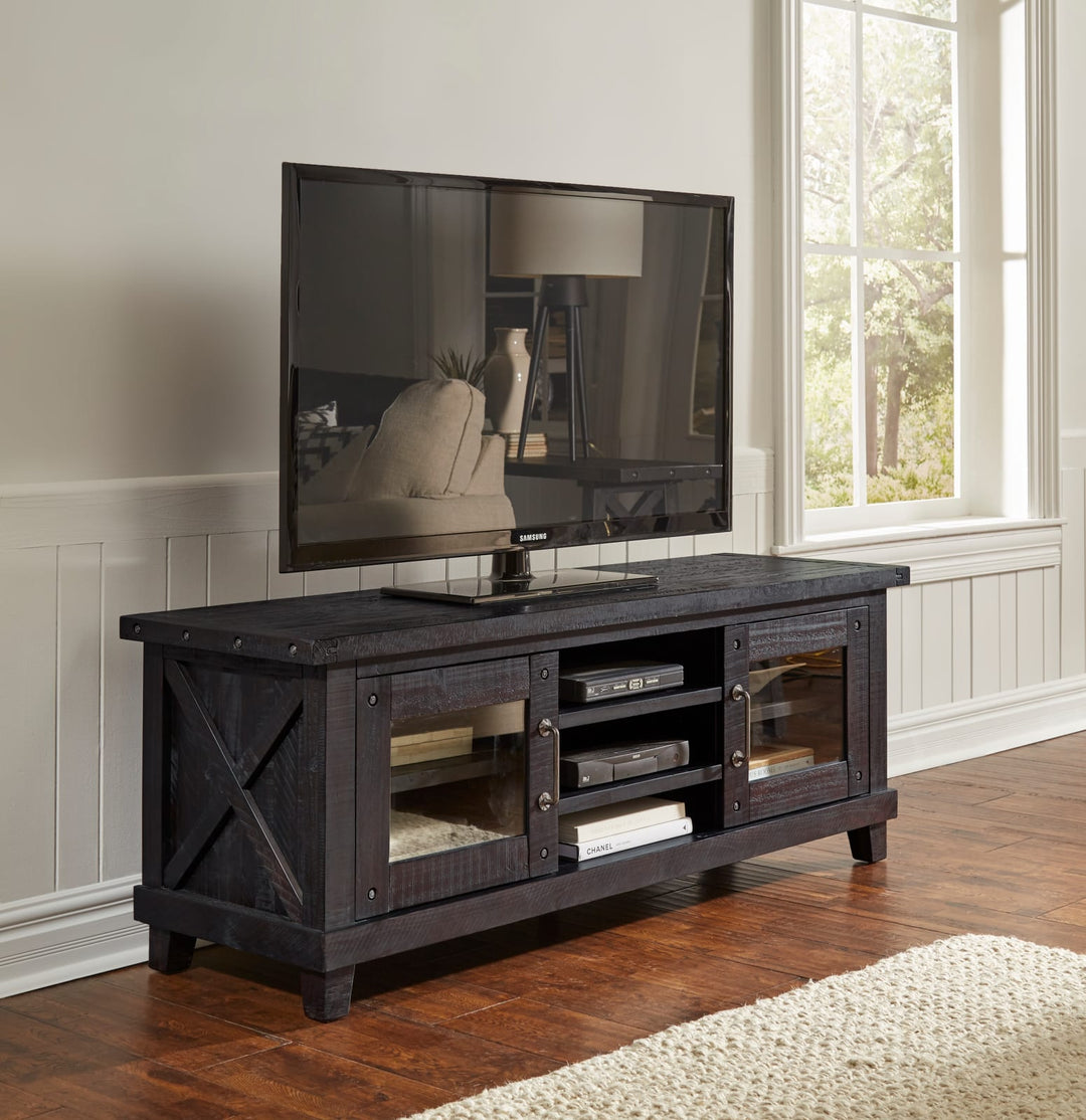 Yosemite Solid Wood Media Console in Cafe