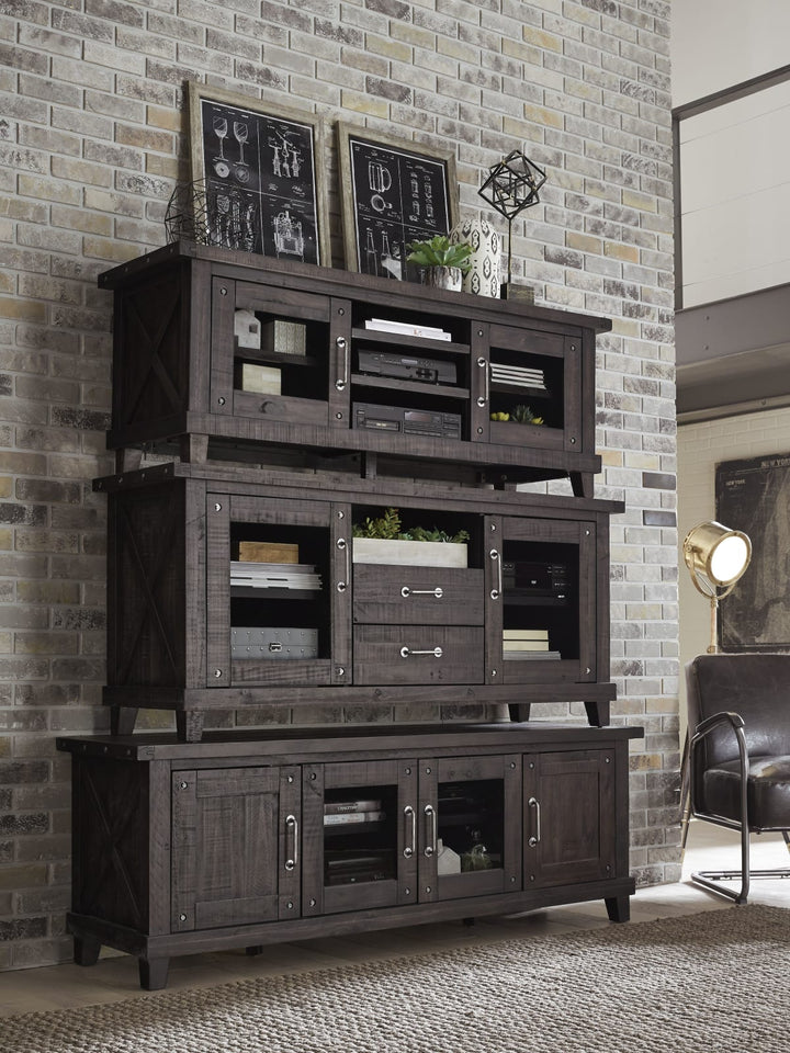 Yosemite Solid Wood Media Console in Cafe – view 3