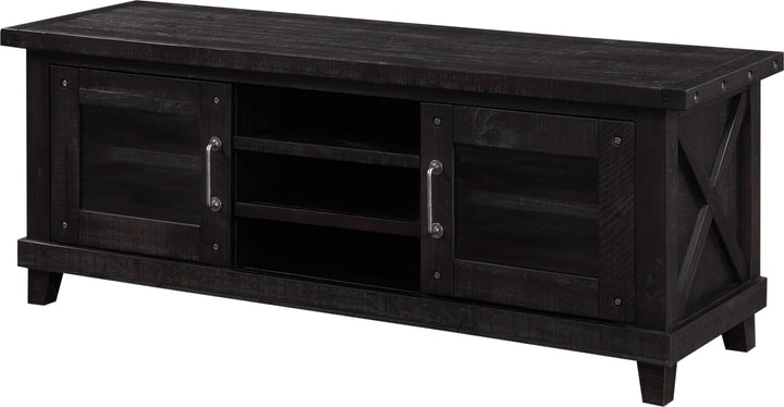 Yosemite Solid Wood Media Console in Cafe – view 4