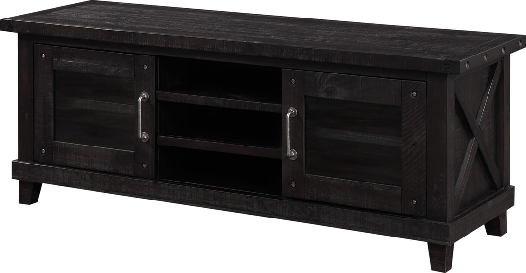 Yosemite Solid Wood Media Console in Cafe – view 4