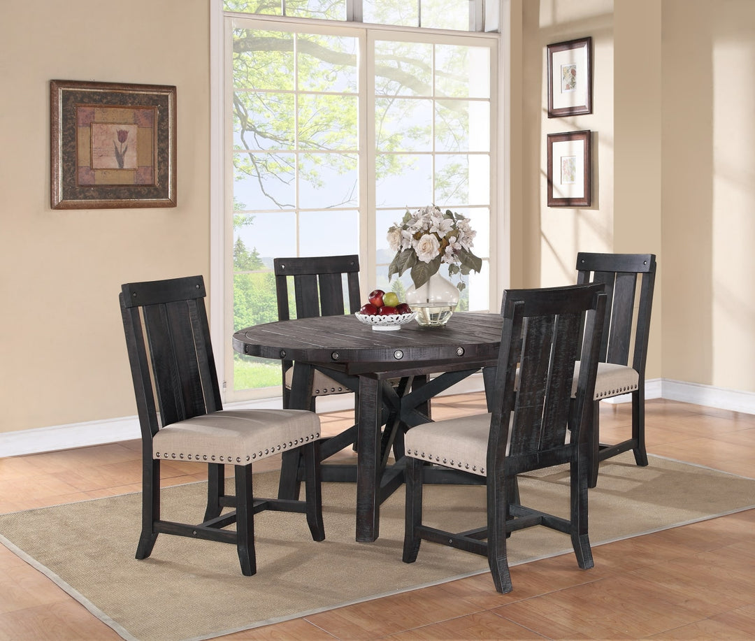 Yosemite Solid Wood Round Extension Table – view 3