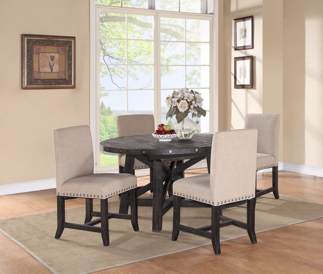 Yosemite Solid Wood Round Extension Table – view 4