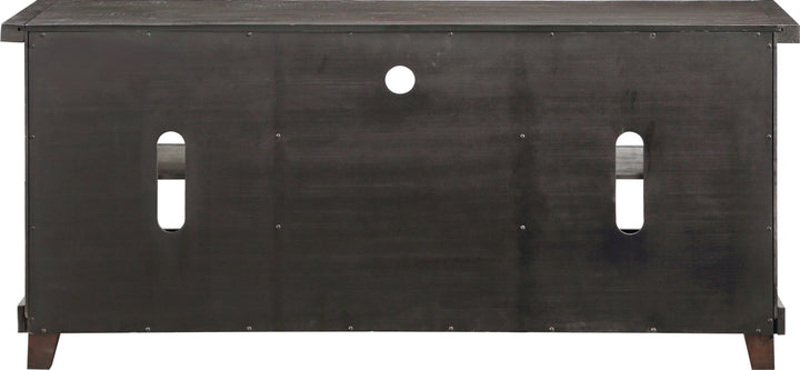 Yosemite Solid Wood Two Drawer Media Console in Cafe – view 6