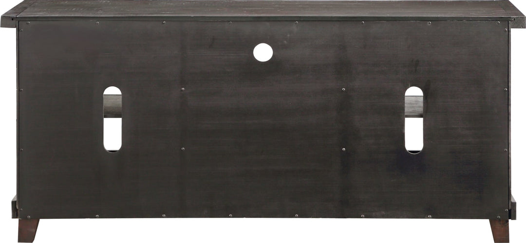 Yosemite Solid Wood Two Drawer Media Console in Cafe – view 6