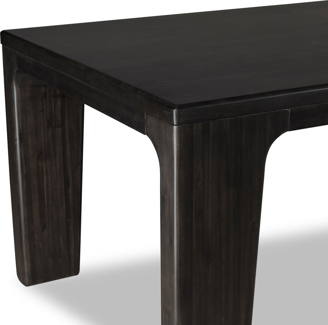 Zamba Extendable Acacia Wood Dining Table in Jaguar – view 10