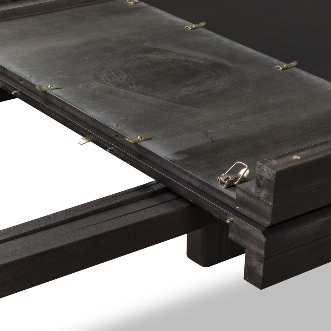 Zamba Extendable Acacia Wood Dining Table in Jaguar – view 8