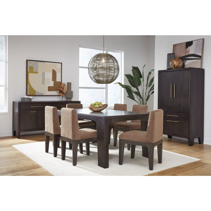Zamba Rectangular Acacia Wood Dining Table in Jagua