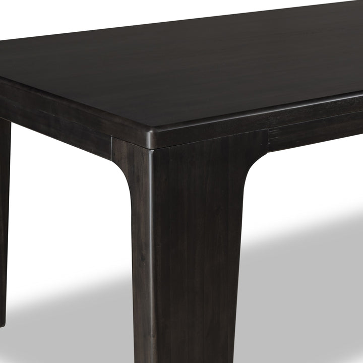 Zamba Rectangular Acacia Wood Dining Table in Jaguar – view 5