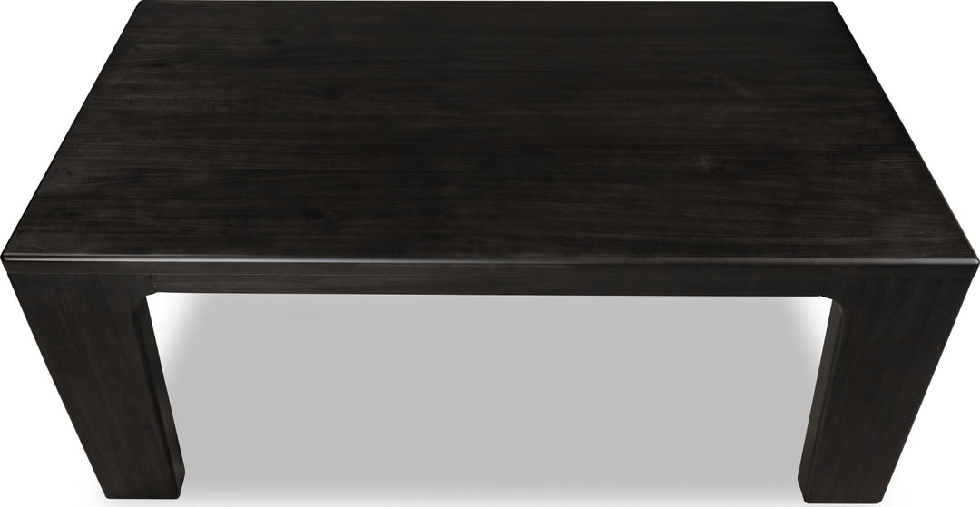 Zamba Rectangular Acacia Wood Dining Table in Jaguar – view 6