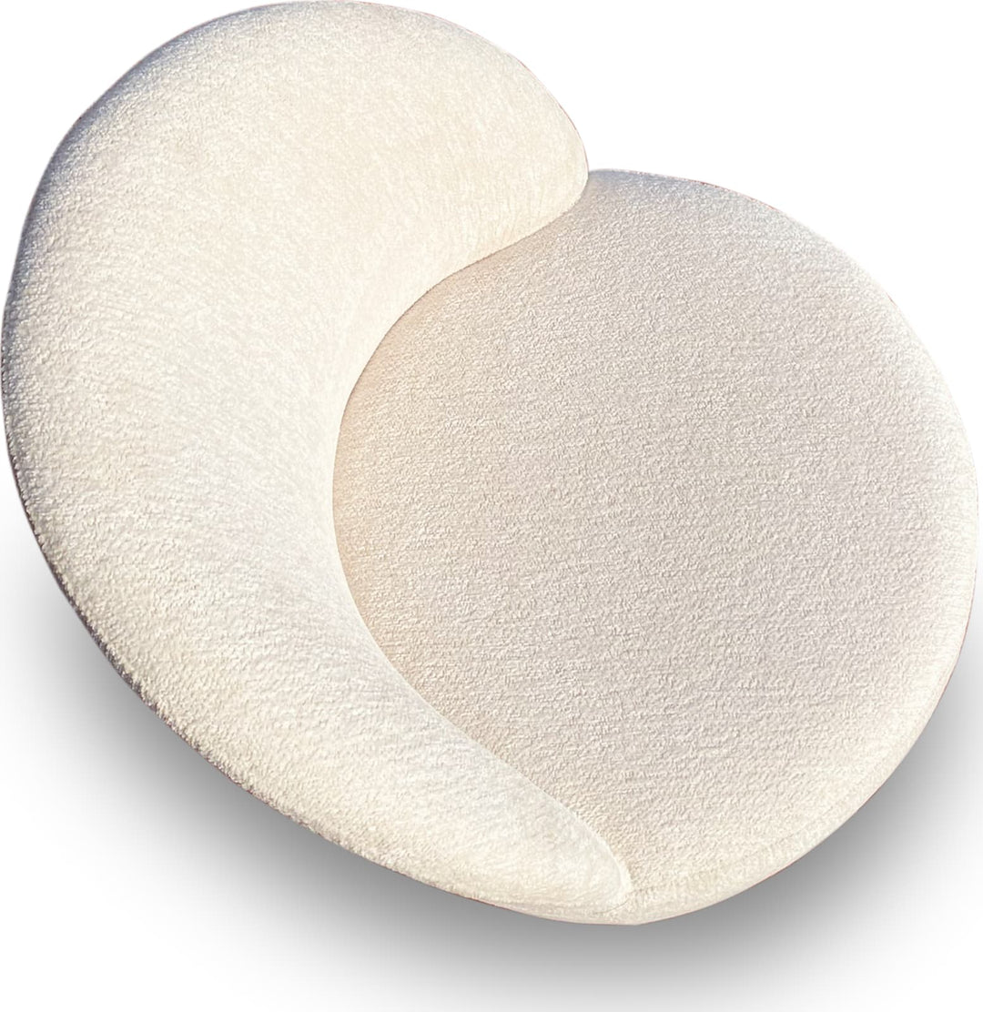 Zinnia Fully Upholstered Swivel Chair in Dune Chenille – view 8