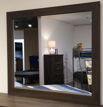 Vonitta Bay Bedroom Mirror - Dark Brown