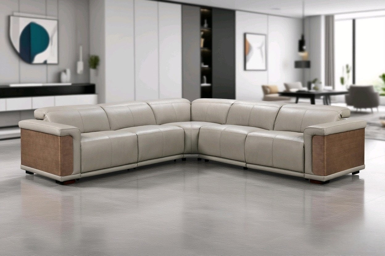 Newport dual-motor power reclining sectional