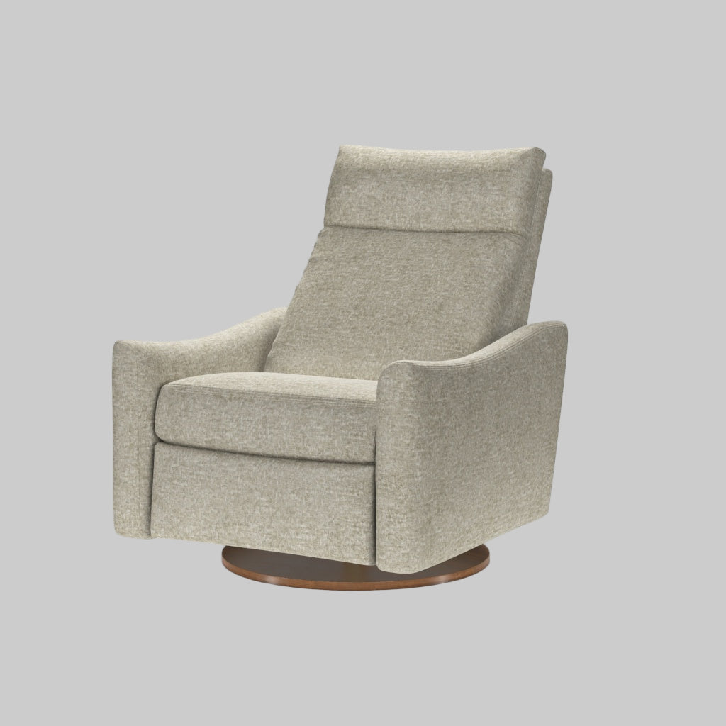 Ontario Comfort Air Large Recliner Chair with Ottoman by American Leather