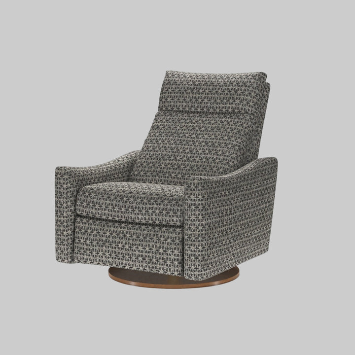 Ontario Comfort Air Large Recliner Chair with Ottoman by American Leather