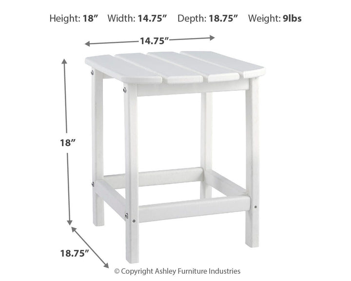Sundown Treasure End Table - White (4)
