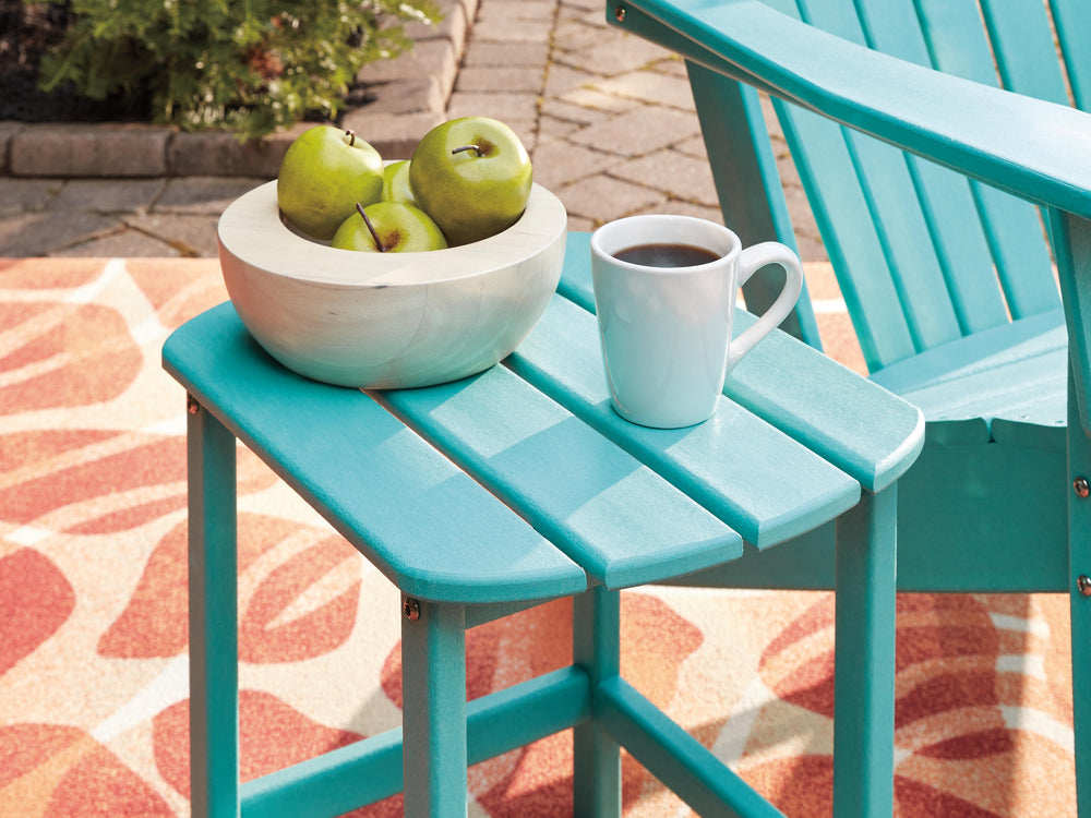 Sundown Treasure End Table - Light Blue (7)