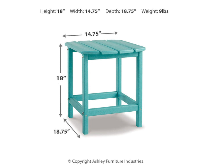 Sundown Treasure End Table - Light Blue (4)