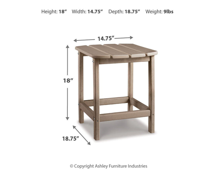 Sundown Treasure End Table - Light Brown (4)