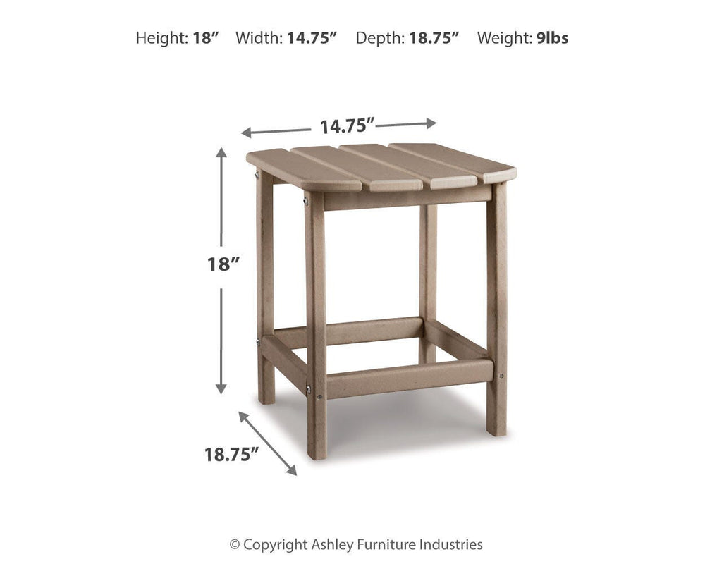 Sundown Treasure End Table - Light Brown (4)