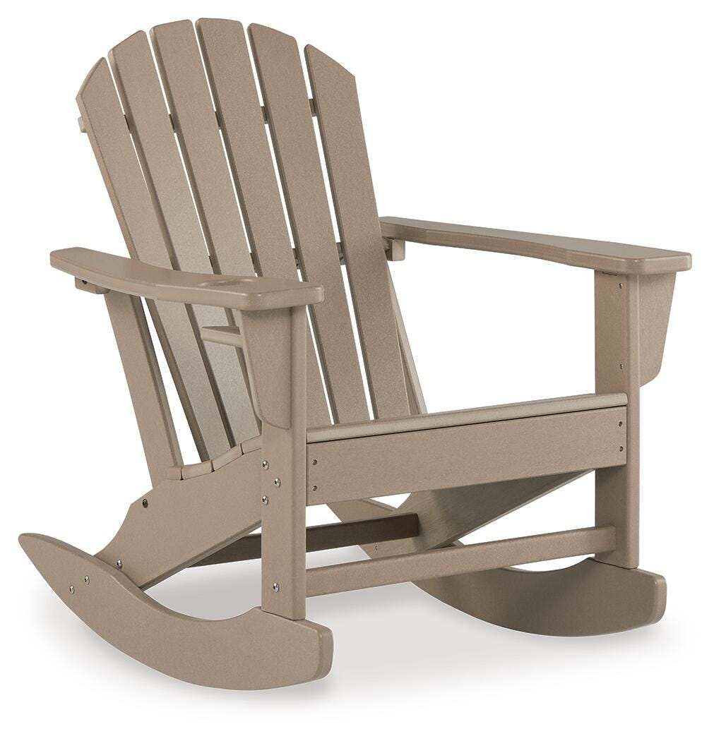 Sundown Treasure Outdoor Rocking Chair - Light Brown (1)