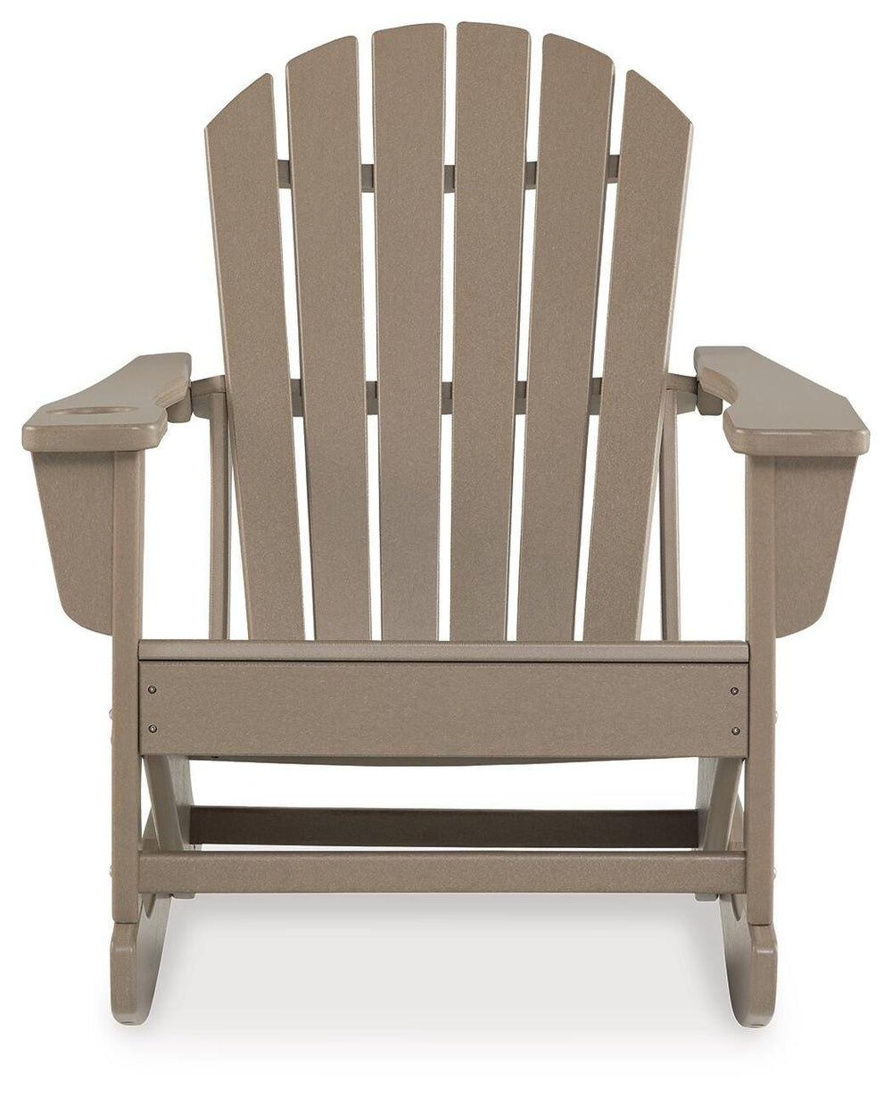 Sundown Treasure Outdoor Rocking Chair - Light Brown (3)