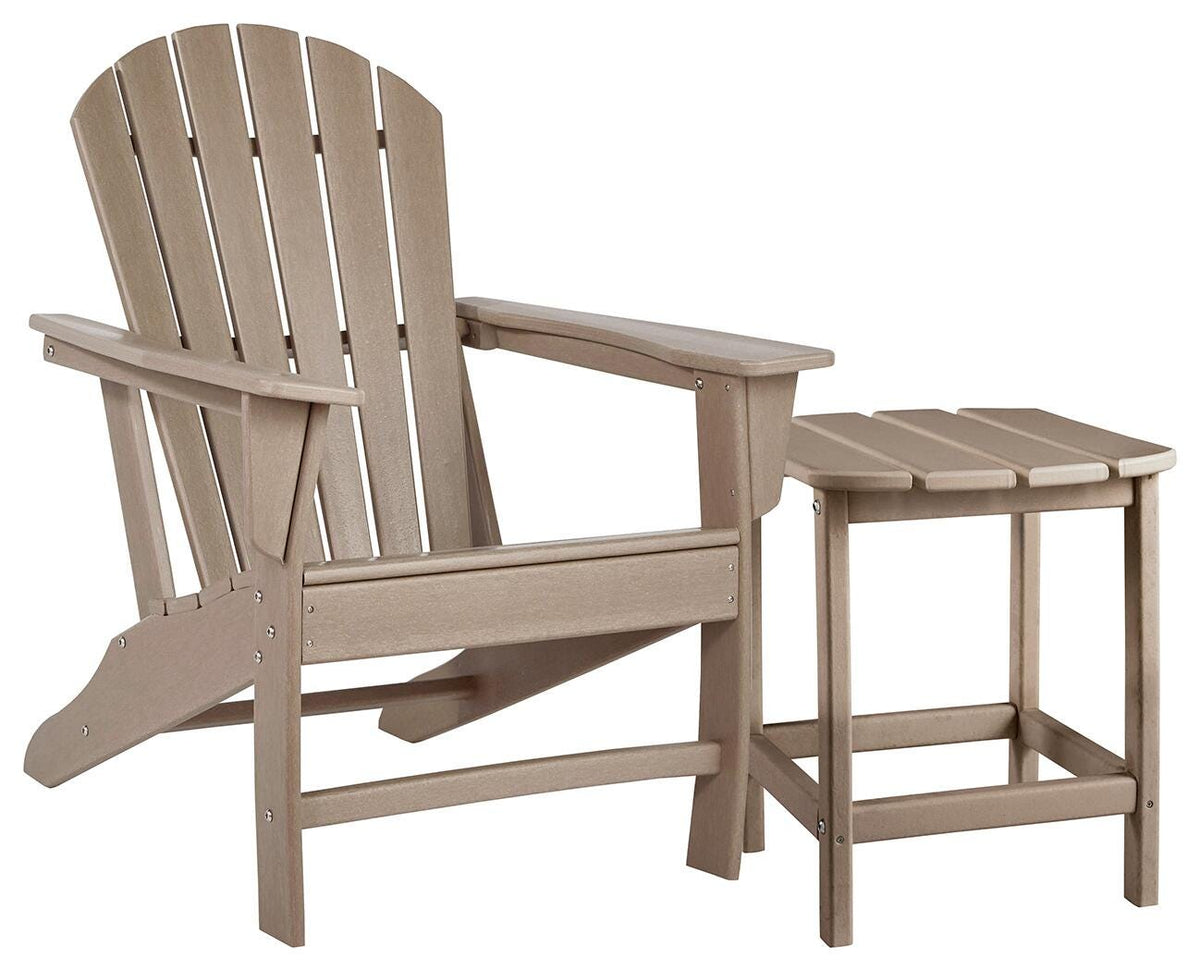 Sundown Treasure Adirondack Chair with End Table - Driftwood (1)