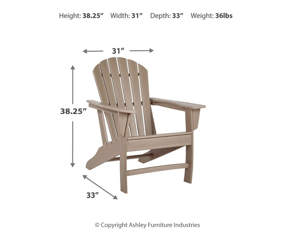 Sundown Treasure Adirondack Chair - Light Brown (4)