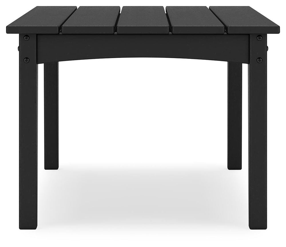 Hyland Wave Outdoor Coffee Table - Black (6)
