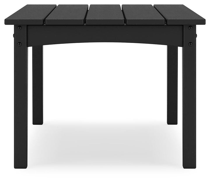 Hyland Wave Outdoor Coffee Table - Black (7)