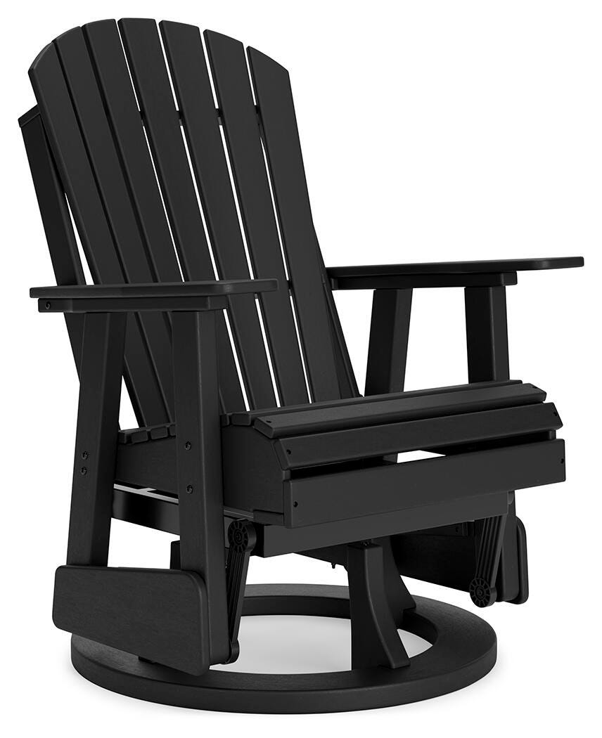 Hyland Wave Outdoor Swivel Glider Chair - Black (1)