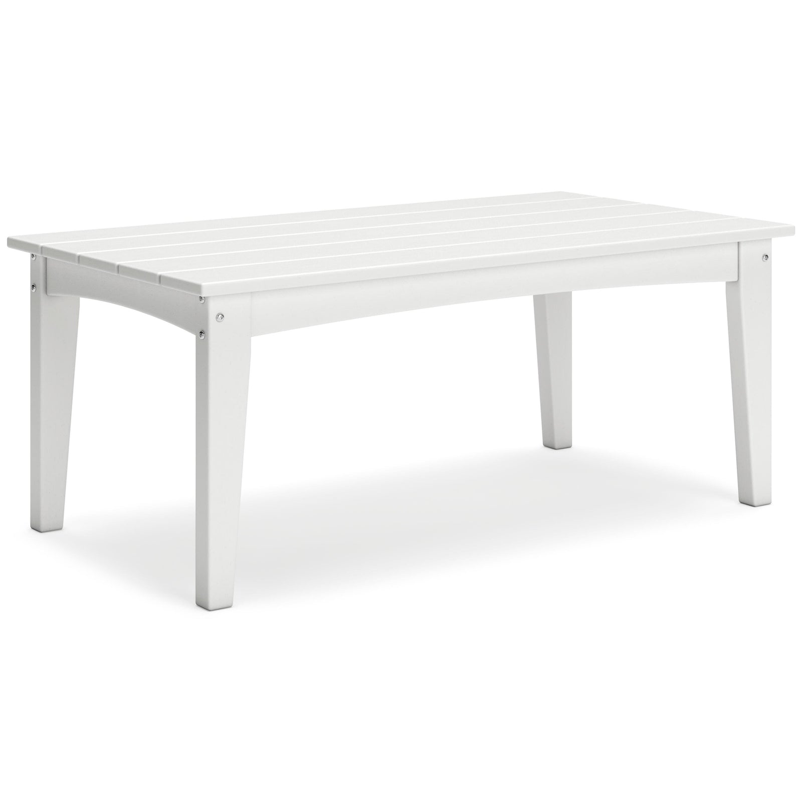 Hyland Wave Outdoor Coffee Table - White (1)