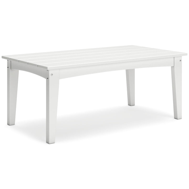 Hyland Wave Outdoor Coffee Table - White (1)