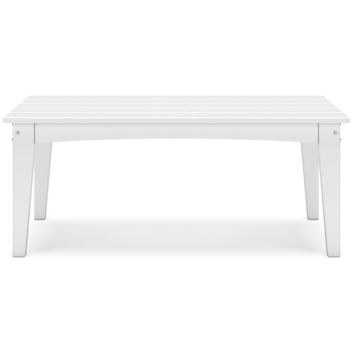 Hyland Wave Outdoor Coffee Table - White (4)