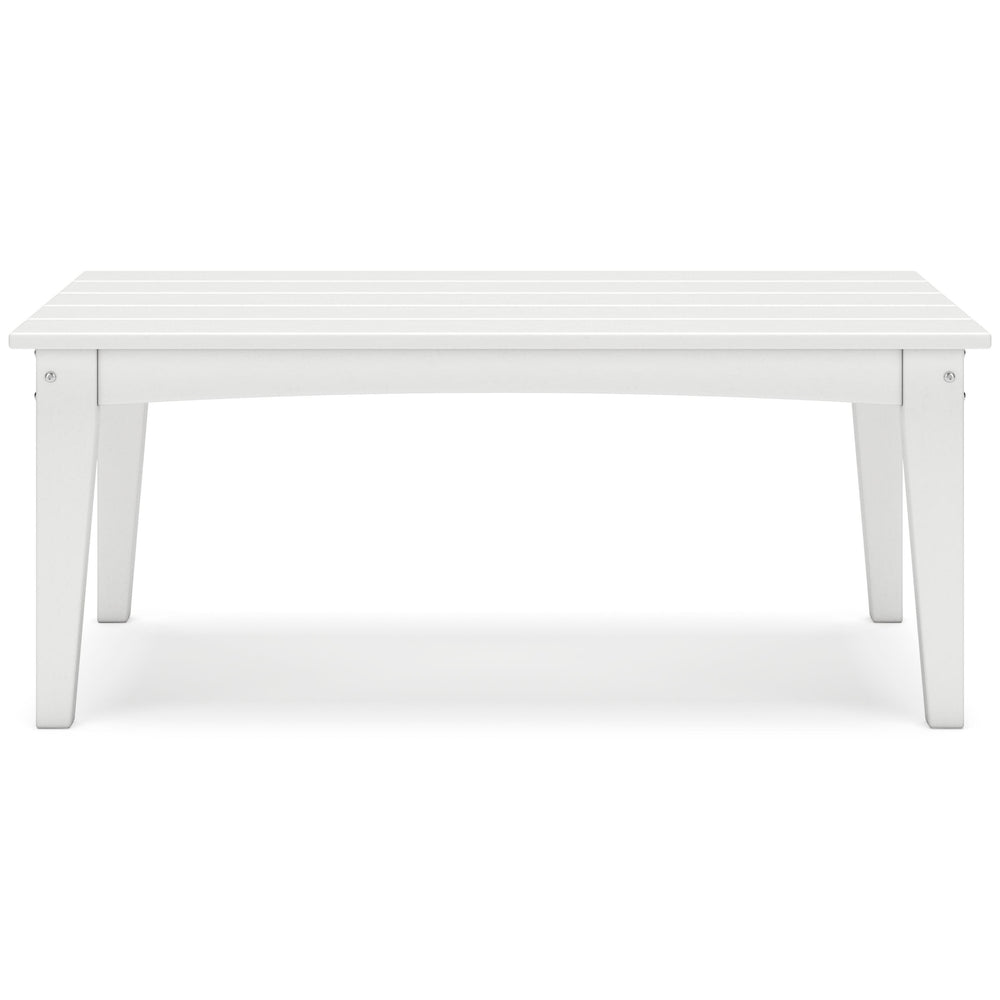 Hyland Wave Outdoor Coffee Table - White (4)