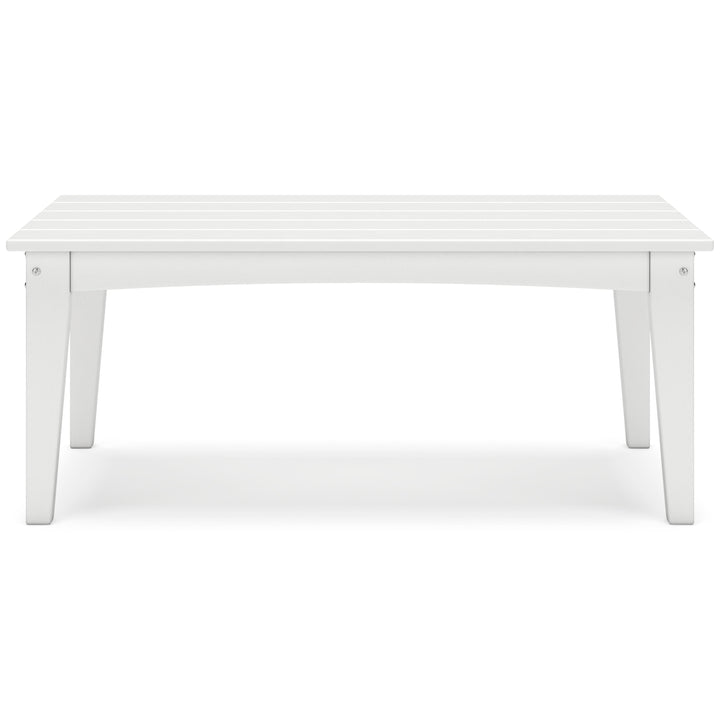 Hyland Wave Outdoor Coffee Table - White (5)