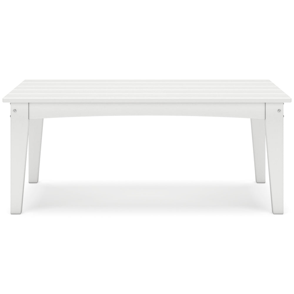 Hyland Wave Outdoor Coffee Table - White (5)