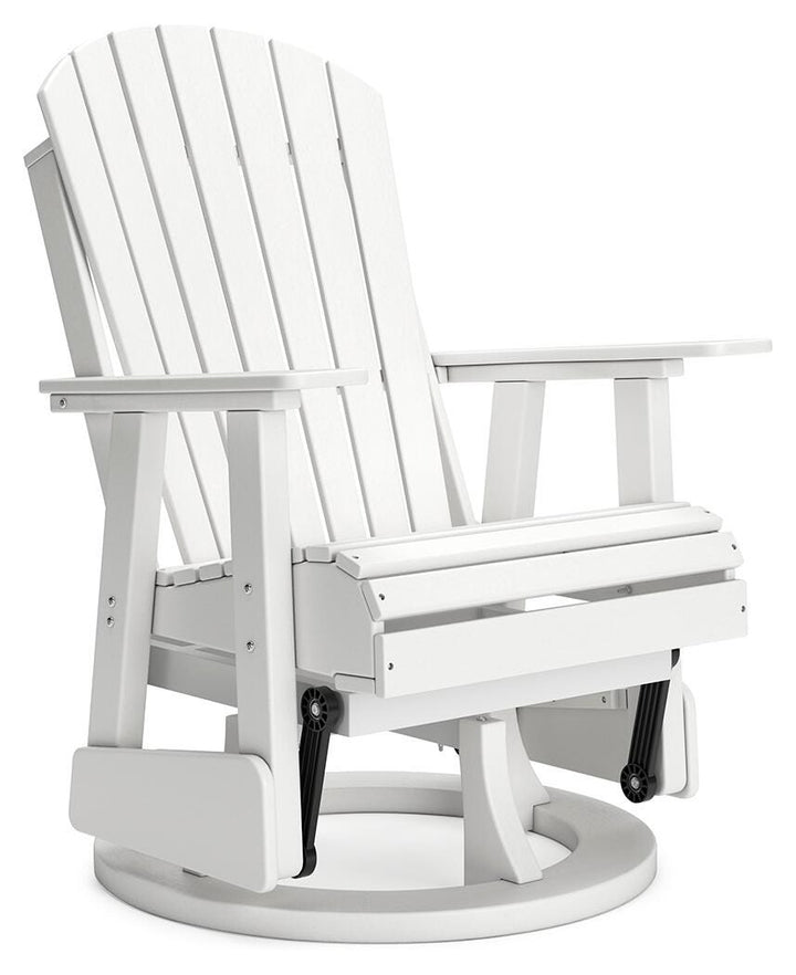 Hyland Wave Outdoor Swivel Glider Chair - White (1)