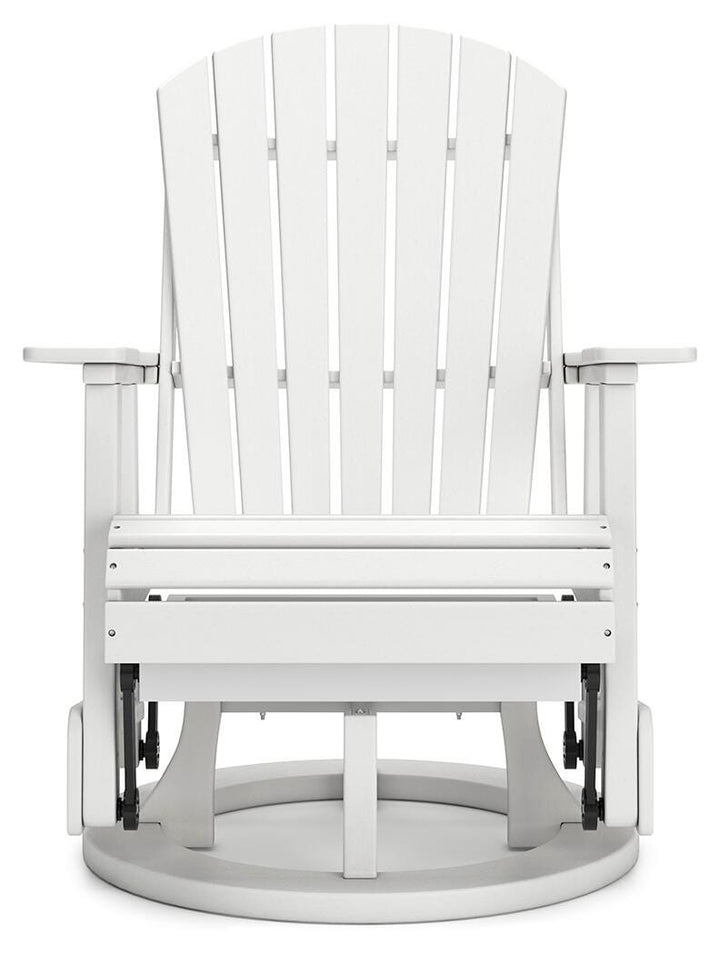 Hyland Wave Outdoor Swivel Glider Chair - White (5)
