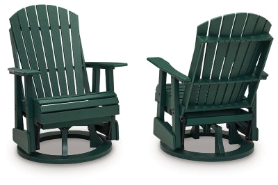 Shell Beach Outdoor Swivel Glider Chair