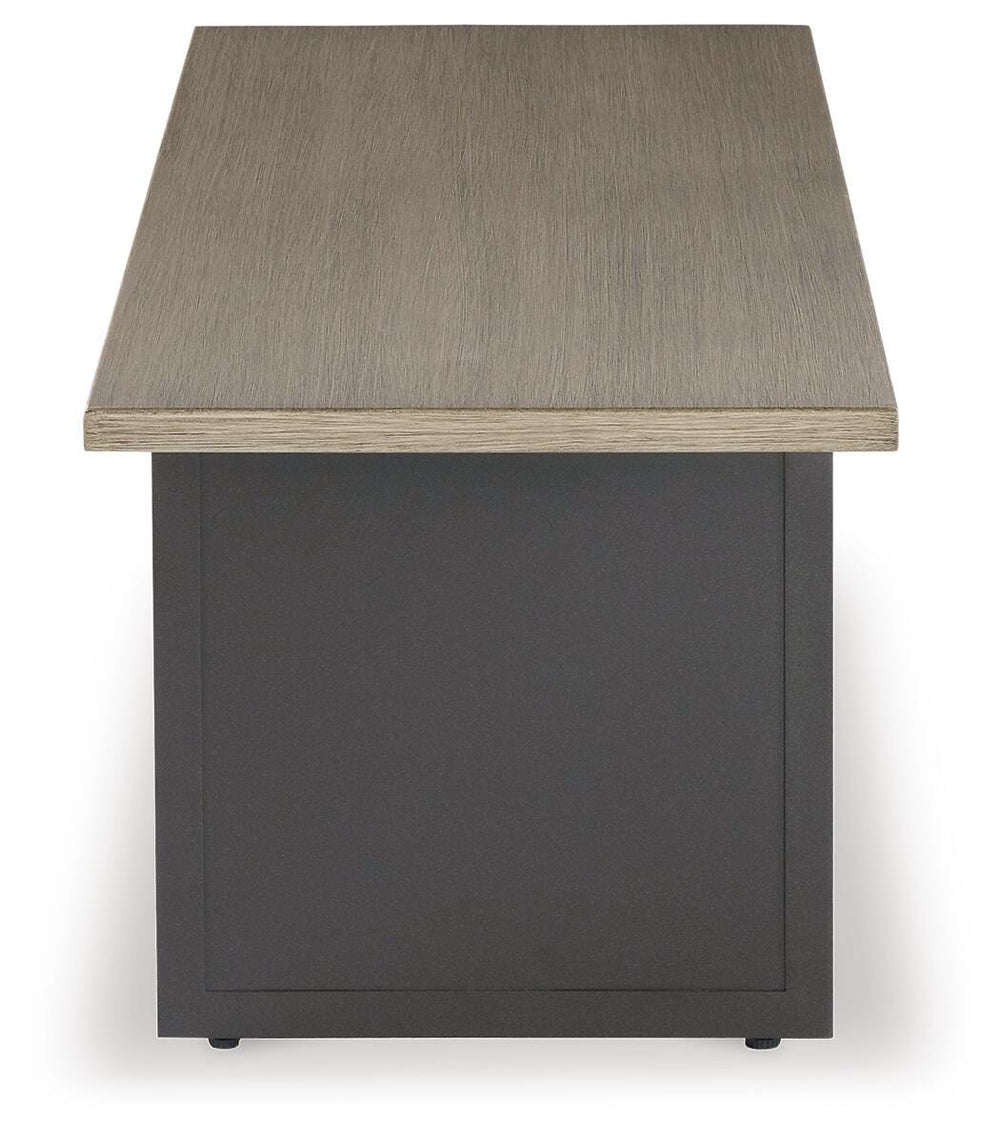 Bree Zee Outdoor End Table - Dark Brown (4)