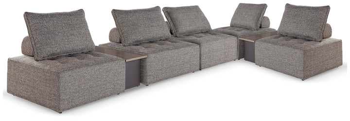 Bree Zee 7-Piece Outdoor Modular Seating - Dark Brown (1)