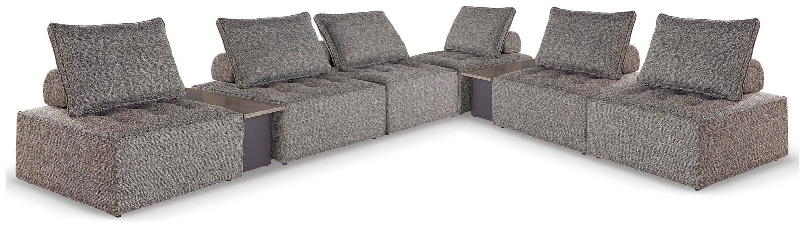 Bree Zee 8-Piece Outdoor Modular Seating - Dark Brown (1)