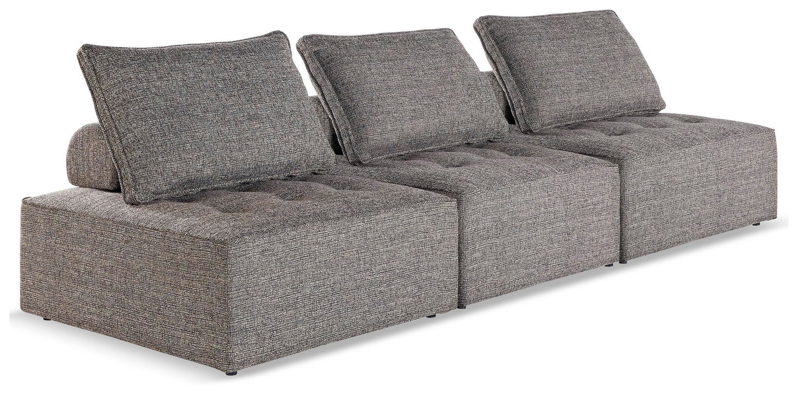 Bree Zee 3-Piece Outdoor Modular Seating - Dark Brown (1)